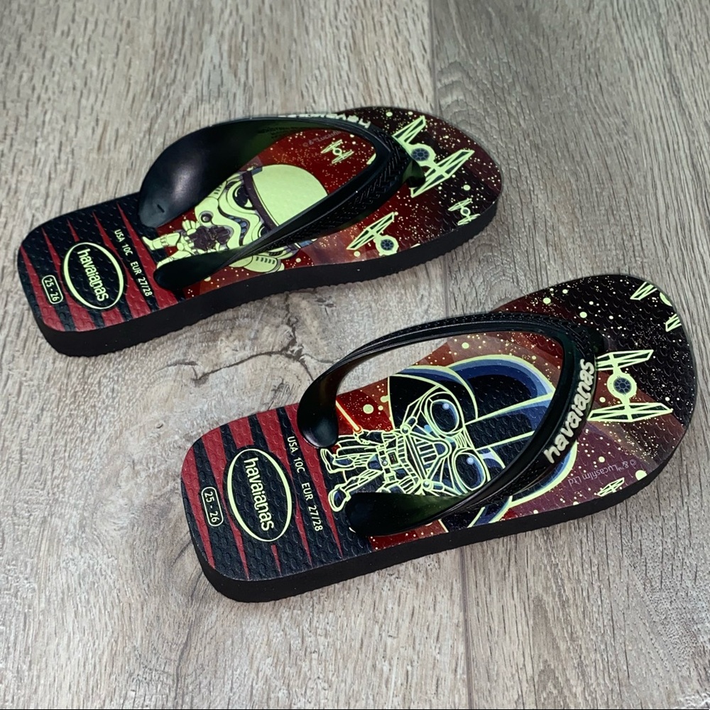 Havaianas Star Wars Flip Flop Size 10T | Stormtrooper Flip Flops Size 10T - Picture 13 of 15